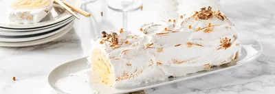 Bûche du réveillon au citron meringué 