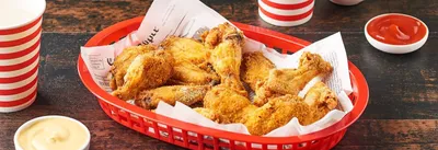 Wings de poulet et sauce au tabasco