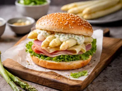 Burger à l’Asperge d’Alsace