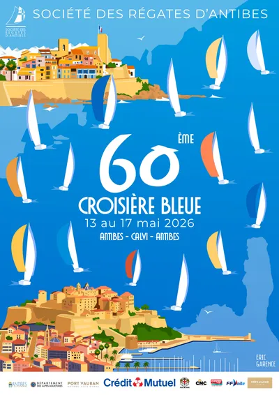 PARTENARIAT CANNES RADIO : LA 60ème EDITION DE LA CROISIERE BLEUE AVEC LES REGATES D'ANTIBES