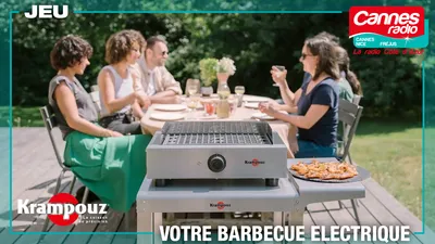 JEU LES PANIERS DE L'ETE : GAGNEZ UN BARBECUE ELECTRIQUE DE LA MARQUE KRAMPOUZ