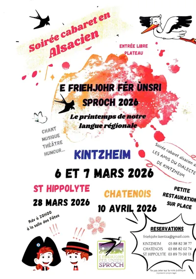 Kintzheim : 25eme cabaret Alsacien