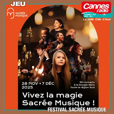 GAGNEZ DES INVITATIONS POUR "SACREE MUSIQUE"