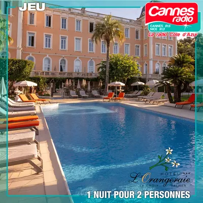 GAGNEZ UN SEJOUR POUR 2 PERSONNES A L'HÔTEL L'ORANGERAIE"