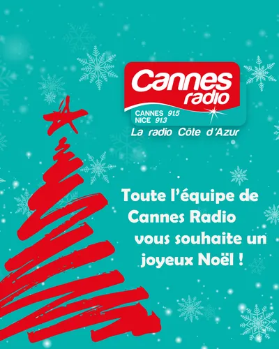 L'EQUIPE DE CANNES RADIO VOUS SOUHAITE UN JOYEUX NOËL