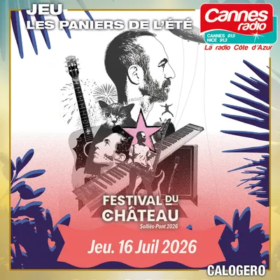 GAGNEZ DES PLACES POUR LE CONCERT DE CALOGERO AU FESTIVAL DU CHÂTEAU