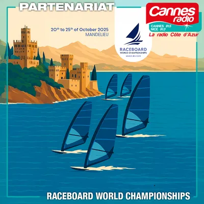PARTENARIAT CANNES RADIO : LE CHAMPIONNAT DU MONDE DE RACEBOARD