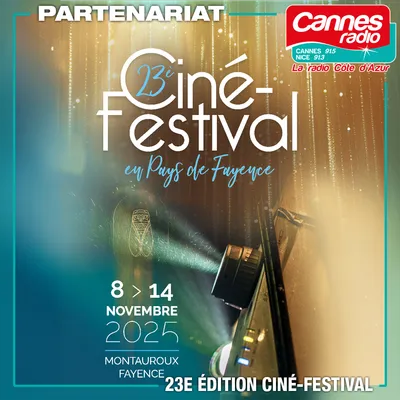 PARTENARIAT CANNES RADIO : LE CINE FESTIVAL EN PAYS DE FAYENCE