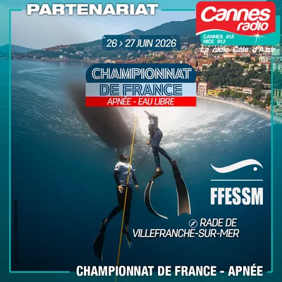 PARTENARIAT CANNES RADIO : LE CHAMPIONNAT DE FRANCE EN EAU LIBRE