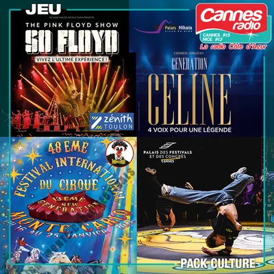 GAGNEZ LE "PACK CULTURE" DE CANNES RADIO