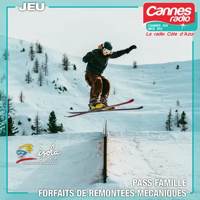 GAGNEZ DES FORFAITS POUR 4 PERSONNES / 2 JOURS A ISOLA 2000