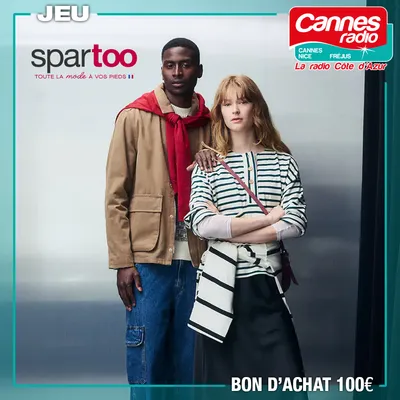 JEU SPECIAL RENTREE SCOLAIRE : GAGNEZ UN BON D'ACHAT DE 100€ CHEZ SPARTOO.COM