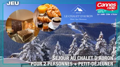 GAGNEZ UN SEJOUR POUR 2 PERSONNES AU CHALET D'AURON + LES FORFAITS DE REMONTEES MECANIQUES