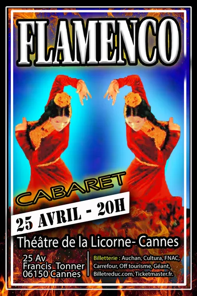 GAGNEZ DES PLACES POUR LE CABARET FLAMENCO CANNES