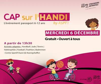J-7 Cap sur l'Handi - événement parasport de sensibilisation au handicap physique 