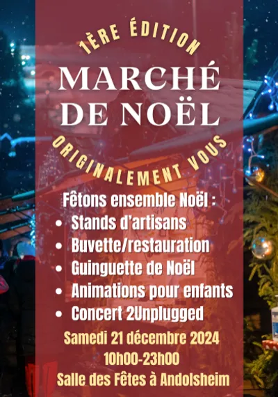 1er marché de Noël Originalement Vous