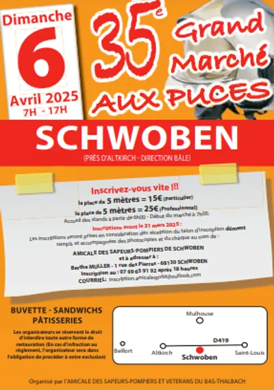 35e Grand marché aux puces de Schwoben 