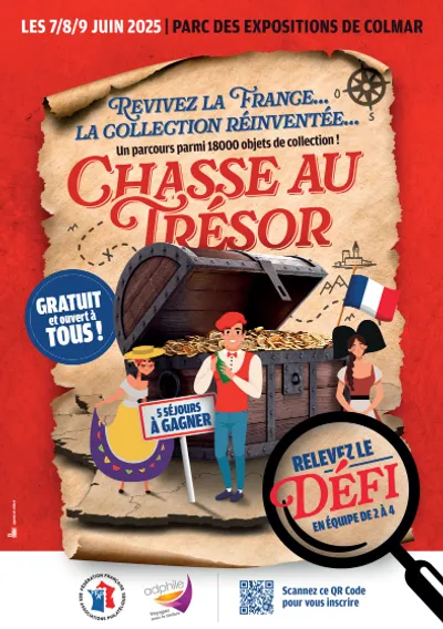 Chasse aux trésors au Parc des Expositions de Colmar