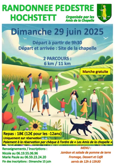 Marche pedestre à Hochstett