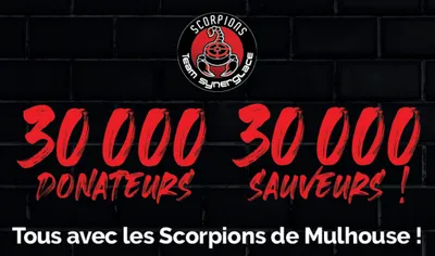 Cagnotte en ligne Scorpions de Mulhouse