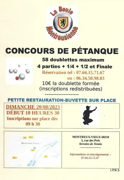 Concours de pétanque