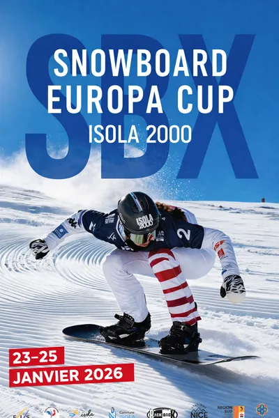 ISOLA 2000 : LA COUPE D'EUROPE DE SNOWBOARD