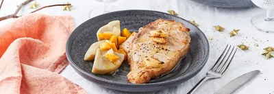 Côte de veau grillée et artichauts sauce barigoule