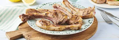 Côtelettes d'agneau au citron (barbecue) 