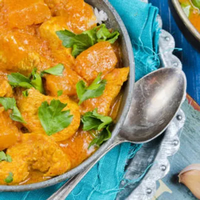 Poulet au curry et potimarron