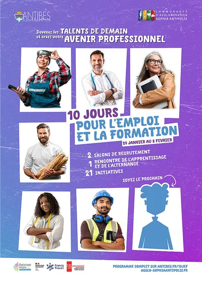 3ème édition des “10 jours pour l’emploi et la formation” d’Antibes
