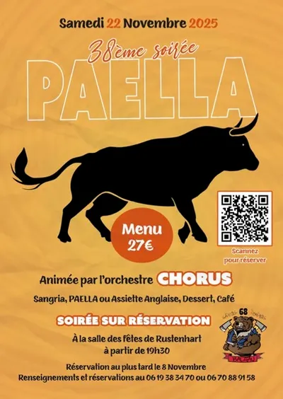 BALGAU : 38ème soirée Paella !