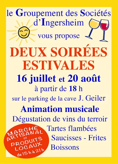 soirée estivale ingersheim