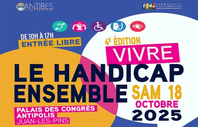 4e Forum « Vivre le handicap ensemble » à Juan-les-Pins