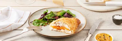 Feuilleté de bar à la carotte