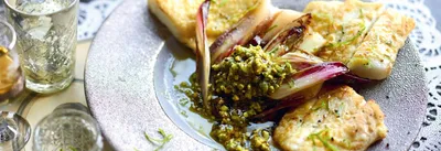 Filets de cabillaud et pesto au citron