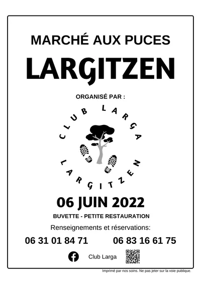 1 er MARCHE AUX PUCES DE LARGITZEN