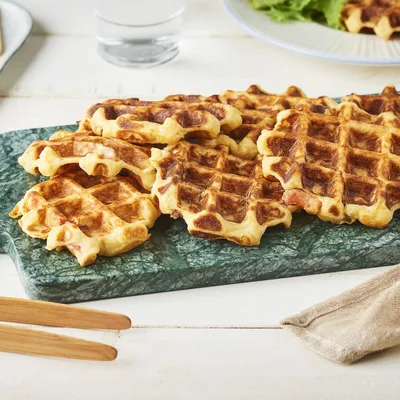 Gaufres pommes de terre, raclette