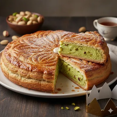 Galette des rois à la pistache