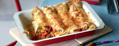 Gratin de crêpes à la ratatouille