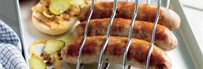 Hot dog à la saucisse blanche