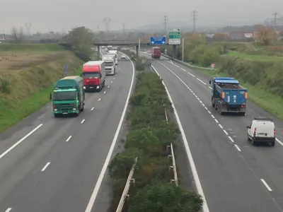 A35 Sélestat Châtenois autoroute camions circulation