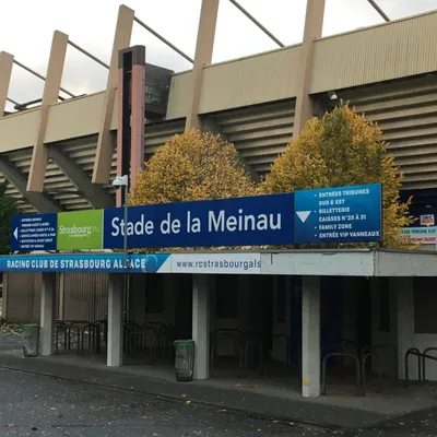 entrée vanneaux stade meinau hiver strasbourg