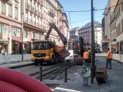 Travaux tram CTS archives