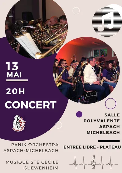 Concert en partenariat avec la musique sainte Cécile de Guewenheim
