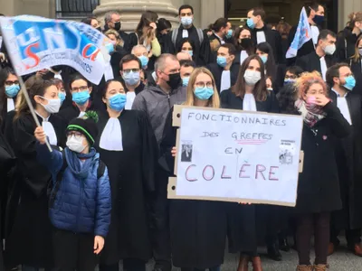 Manif juges magistrats décembre 2021