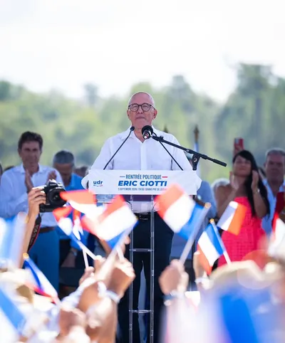 Éric Ciotti fait sa rentrée politique à Levens
