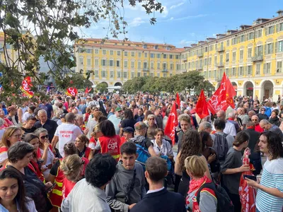 Nice : près de 3 000 lycéens et étudiants ont manifesté dans le calme