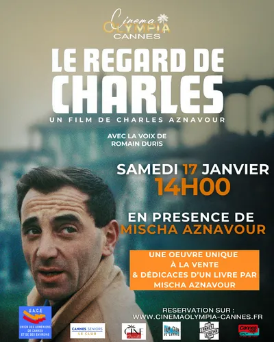 GAGNEZ DES PLACES POUR "LE REGARD DE CHARLES" AU CINEMA OLYMPIA A CANNES