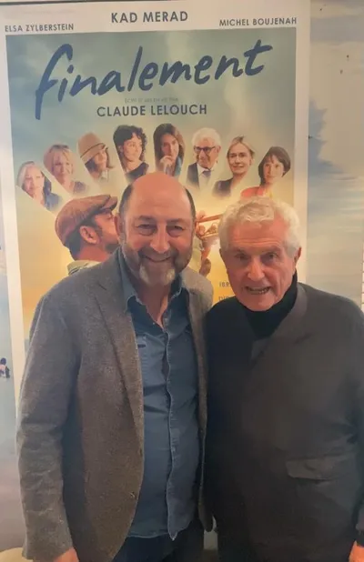 LES INVITES DE CANNES RADIO : CLAUDE LELOUCH ET KAD MERAD