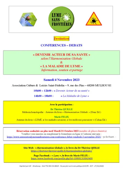  Événement Lyme à Mulhouse